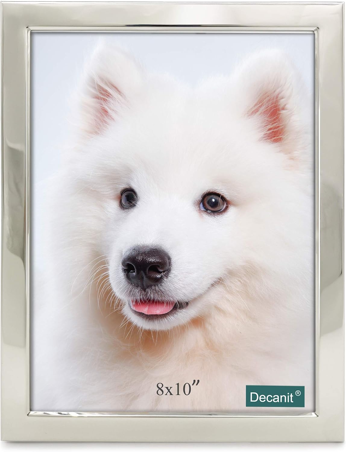 DECANIT 8x10 Picture Frames Silver Metal Photo Frames For Tabletop Display and Wall Decoration-Best Gifts For Family
